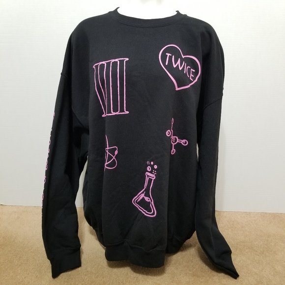 TWICE sweatshirt 2XL Formula Of Love O+T=<3 chemistry graphic kpop band merch - Picture 1 of 10
